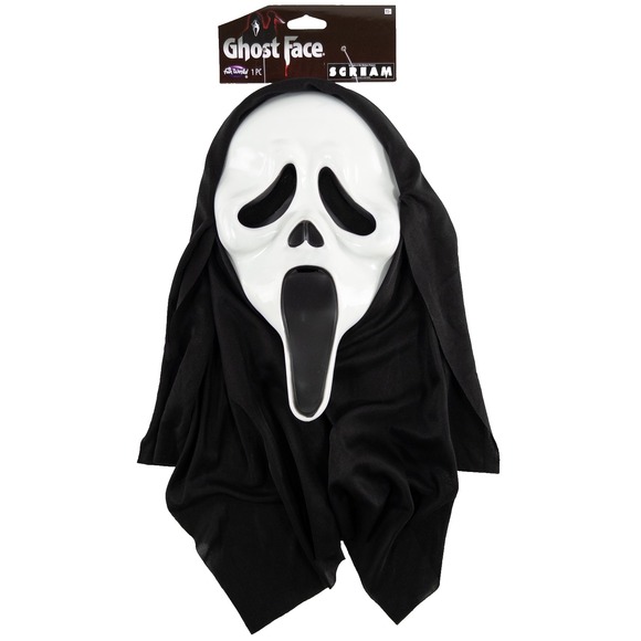 Ghost Face Scream Mask Halloween Costume Fun World New - Picture 1 of 3
